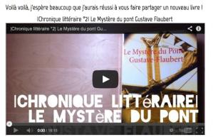 Une qualdlibrary vous invite a lire Le Mystère du pont Gustave-Flaubert